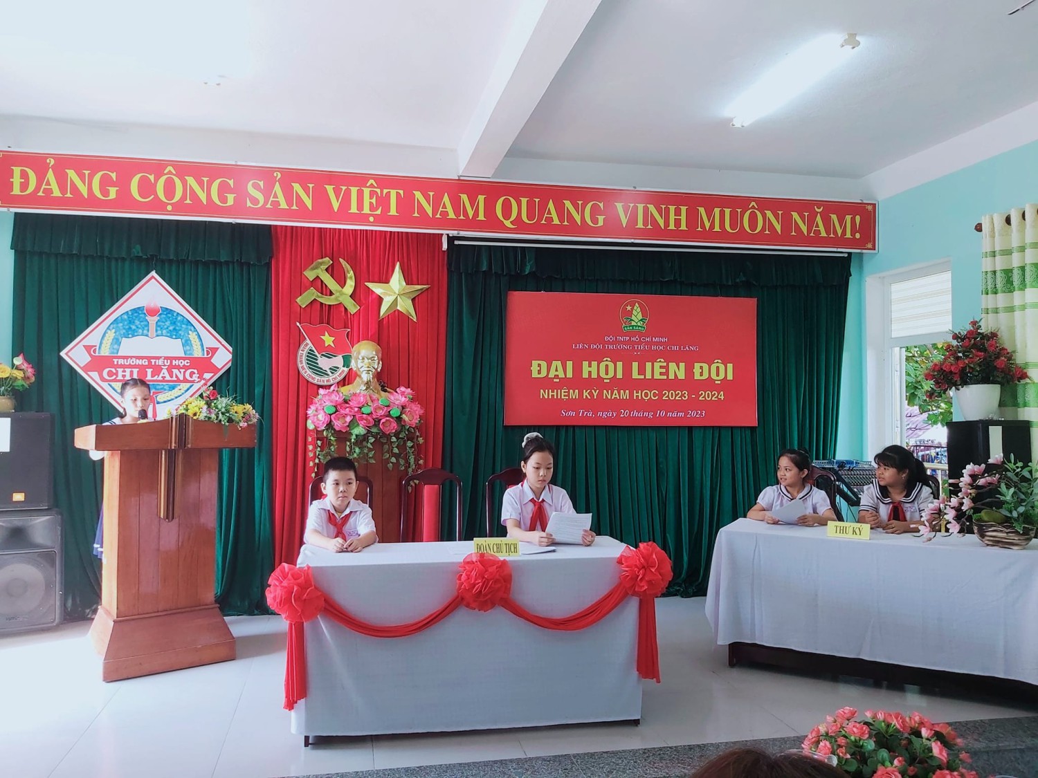 Liên đội trường tiểu học Chi Lăng đã tiến hành tổ chức Đại hội Liên đội nhiệm kỳ năm học 2023-2024